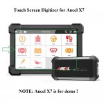 Touch Screen Digitizer Replacement for ANCEL X7 and X7 HD Truck